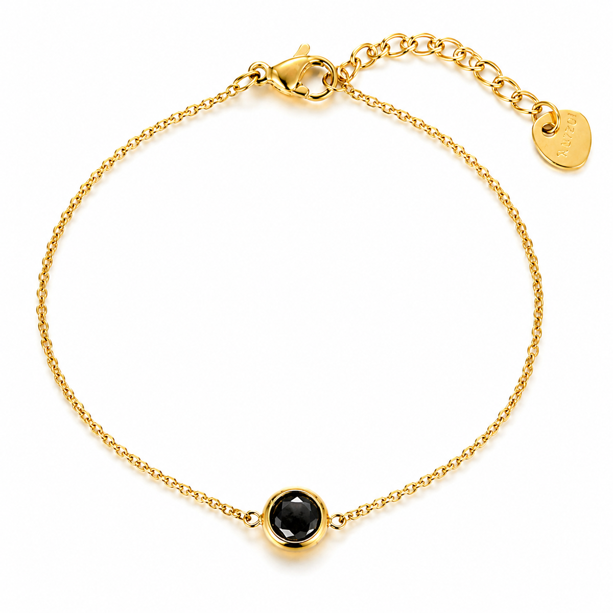 18K Gold Seven-Color Zircon Bracelet