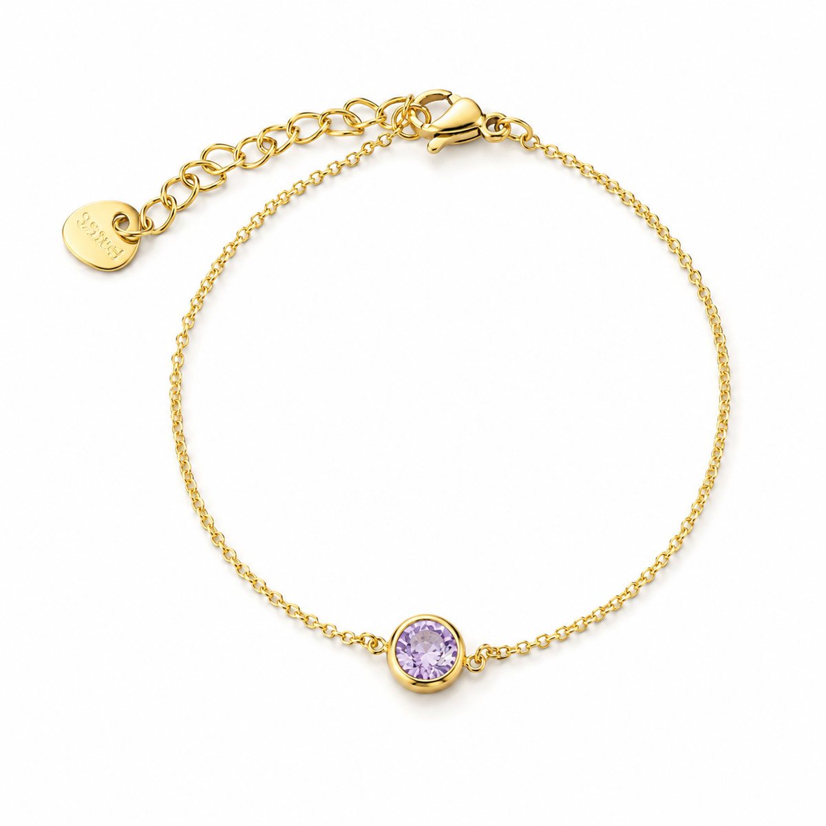 18K Gold Seven-Color Zircon Bracelet