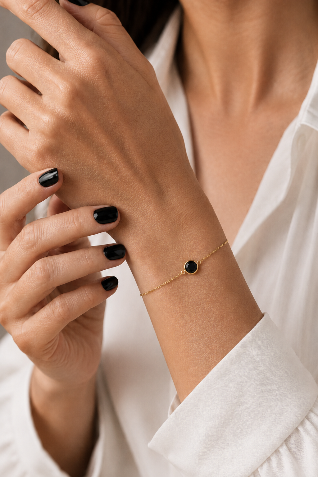 18K Gold Seven-Color Zircon Bracelet