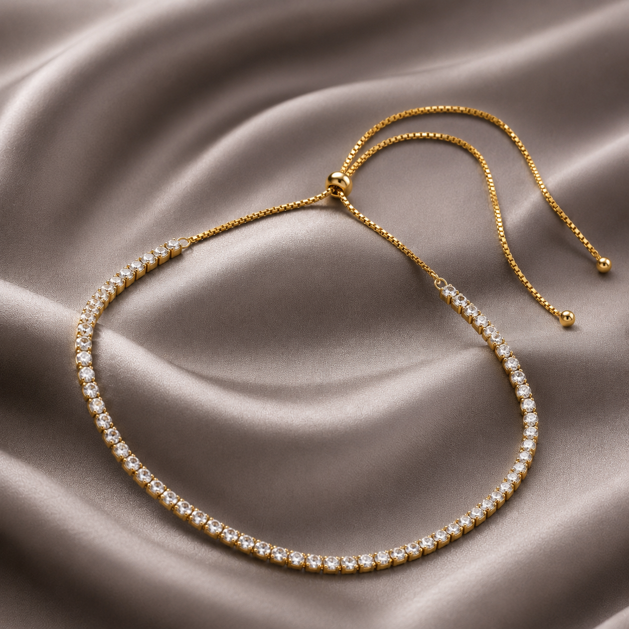 The Adjustable Tennis Necklace